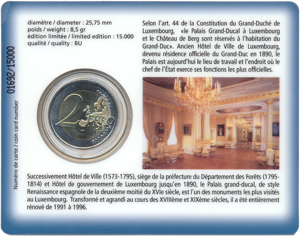 Luxembourg Euro Grand Ducal Palace 48552 | Hot Sex Picture