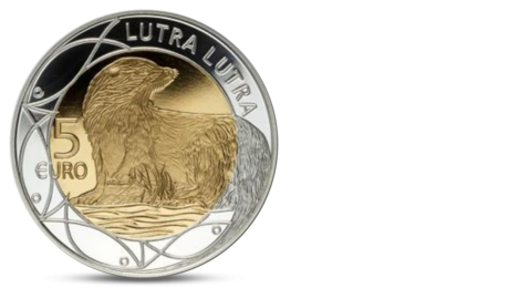 Luxembourg 5 Euro European Otter - Lutra 2011
