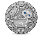 Belarus Zodiac Aquarius 20 Ruble Silver 2009