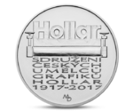 Czech 200 CZK Hollar Graphic Artists Silver 2017