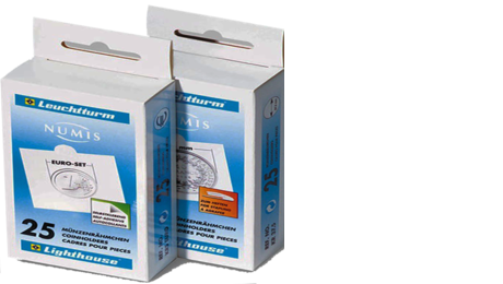 Matrix Coins Holders White SELF-ADHESIVE 30 mm 10 Pcs