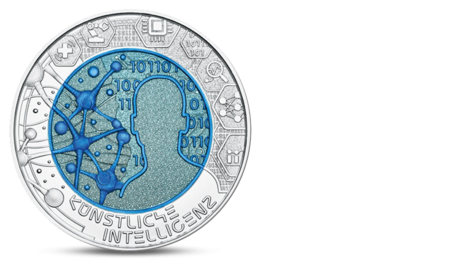 Austria 25 Euro Niobium/Silver Artificial Intelligence 2019 