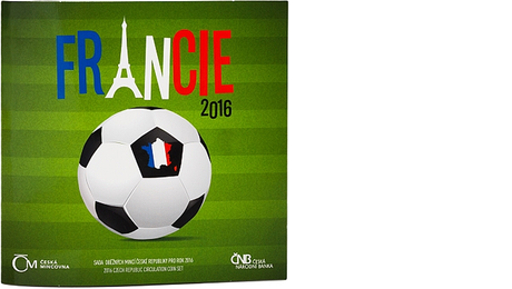 Czech Official Mint Set Football France 2016 UNC