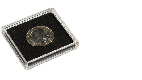 Square Coin Capsules QUADRUM 26 mm Pack of 10 Pcs