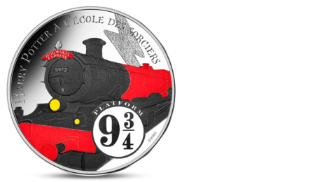 France 10 Euro Harry Potter and Philosopher's Stone Train 2021