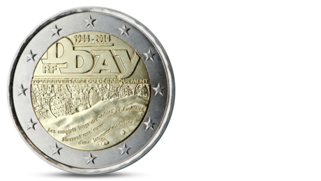 2 Euro D-DAY France 2014
