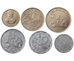 Swaziland 1, 2, 5, 10, 20, 50 Cents 6 Coins Set 2015 UNC