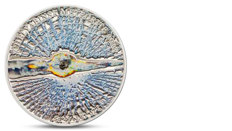 Cook Islands 5 Dollars Chelyabinsk Meteorite Space 2013