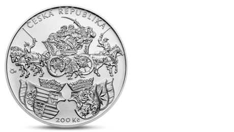 Czech 200 CZK Issuance of Klaudyán Map 2018 Silver