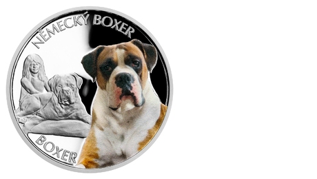 Niue 1 NZD Dog Breeds - German Boxer 2023 PROOF