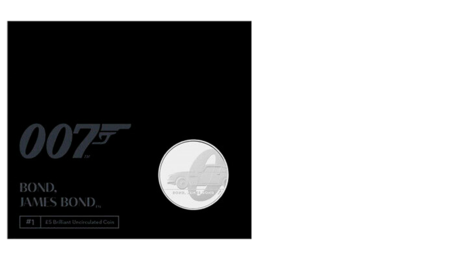 UK £5 BOND, JAMES BOND 007 CAR 2020