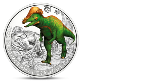 Austria 3 Euro DINOSAUR THE THICKEST SKULL 2022