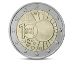 Belgium 2 Euro 100th of Royal Meteorological Institute 2013 UNC