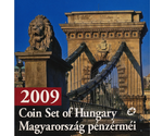 Hungary Official Mint Set "The new 200 forint circulation coin" 2009 BUNC