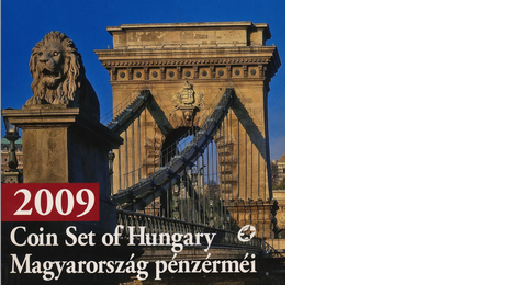Hungary Official Mint Set "The new 200 forint circulation coin" 2009 BUNC