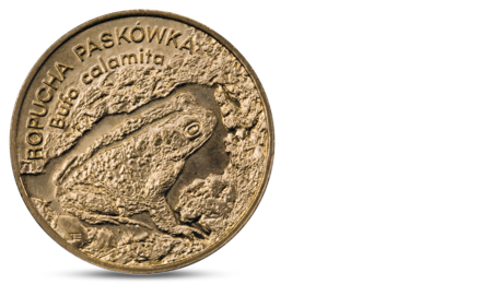 POLAND 2 ZL ZLOTY FAUNA ANIMALS BUFO CALAMITA FROG TOAD UNC 1998 