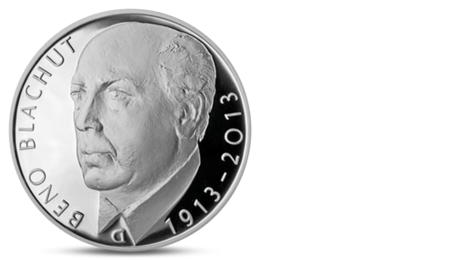 Czech 500 CZK Beno Blachut Silver 2013 PROOF