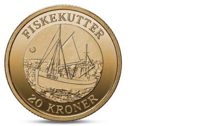 Denmark 20 kroner Fishing Boat