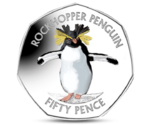 FAL 50 Pence Northern Rockhopper Penguin  2017