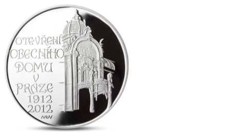 Czech 200 CZK Municipal House in Prague Silver 2012 PROOF