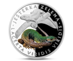 Niue 1 Dollar European Green Lizard Silver 2017