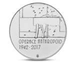 Czech 200 CZK Operation Anthropoid Silver 2017