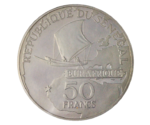 Senegal 50 Francs 25th Year of EURAFRIQUE 1975 PROOF