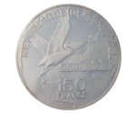 Senegal 150 Francs 25th Year of Eurafrique Bird Pelican 1975 PROOF