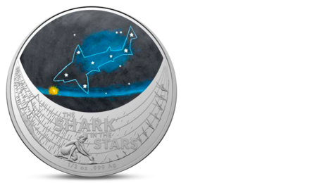 Australia 1$ Silver Shark in the Stars 2021