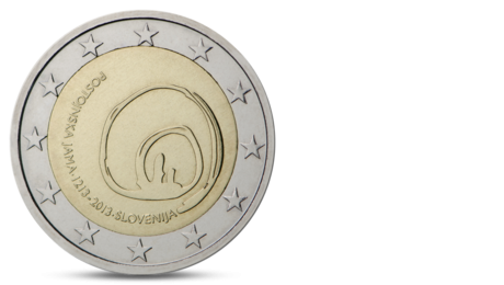 Slovenia 2 Euro Postojna Cave 2013