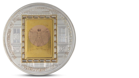 Masterpieces of Art - Leonardo Da Vinci Vitruvian Man PROOF 2010