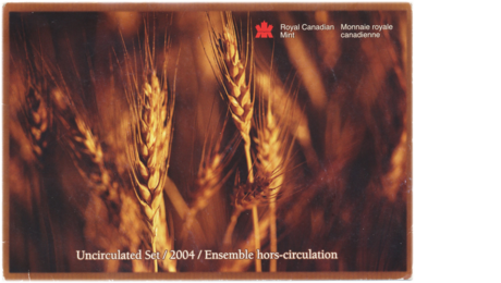 Uncirculated Set of Canadian Coins 2004