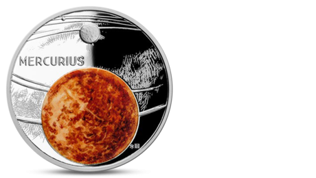 Niue 1 Dollar Solar System  -  Mercury Silver 2020