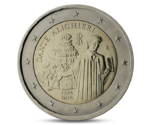 Italy 2 Euro Dante Alighieri  2015 UNC