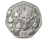 IOM 50P XMAS Partridge in a Pear Tree 2005 UNC