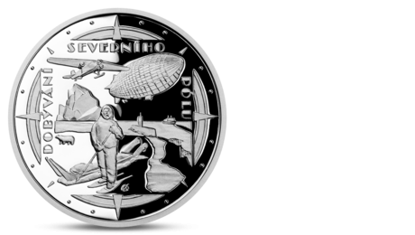 Niue 2 NZD Polar Explorers Ship Airplane Zeppelin 2021