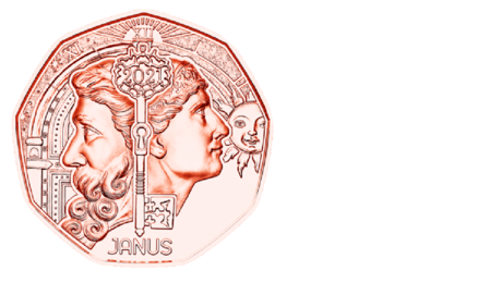 Austria 5 Euro New Year Coin Janus 2021 UNC