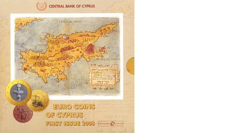 Cyprus First Issue Euro Set Coins 2008