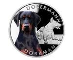 Niue 1 NZD Dog Breeds - Doberman 2023 PROOF