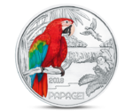 Austria 3 Euro Colourful Creatures The Parrot 2018