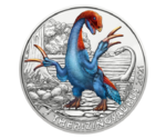 Austria 3 Euro COLORFUL DINOSAUR THERIZINOSAURUS 2021 UNC