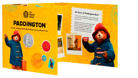 UK 50 Pence Paddington at the Station 2018
