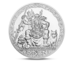 NIUE 10 $ 5 OZ SILVER VIKING GOD ODIN WOLF WOLVES GERI FREKI 2020