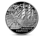 Belarus 20 Ruble Ship - Amerigo Vespucci Silver 2010