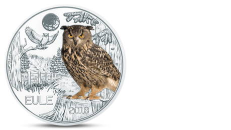 Austria 3 Euro Colourful Creatures Owl 2018