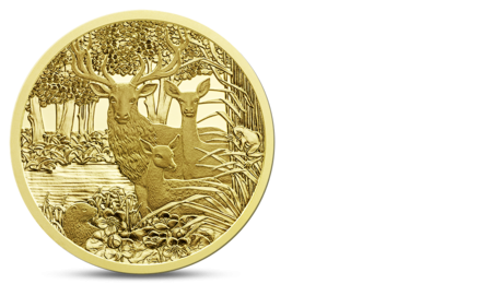 Austria Gold 100 Euro "The Red Deer" 2013 PROOF