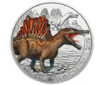 Austria 3 Euro Colourful Creatures Dinosaur Spinosaurus 2019