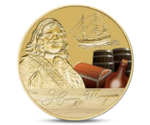 TUVALU 1 DOLLAR PIRATE HERRY MORGAN SHIP 2011